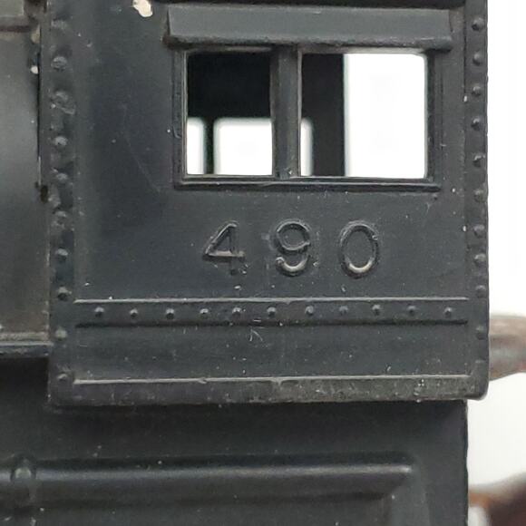 Vtg Marx O27 Plastic Shell 0-4-0 Steam Locomotive Engine 490 Untested - Picture 13 of 16